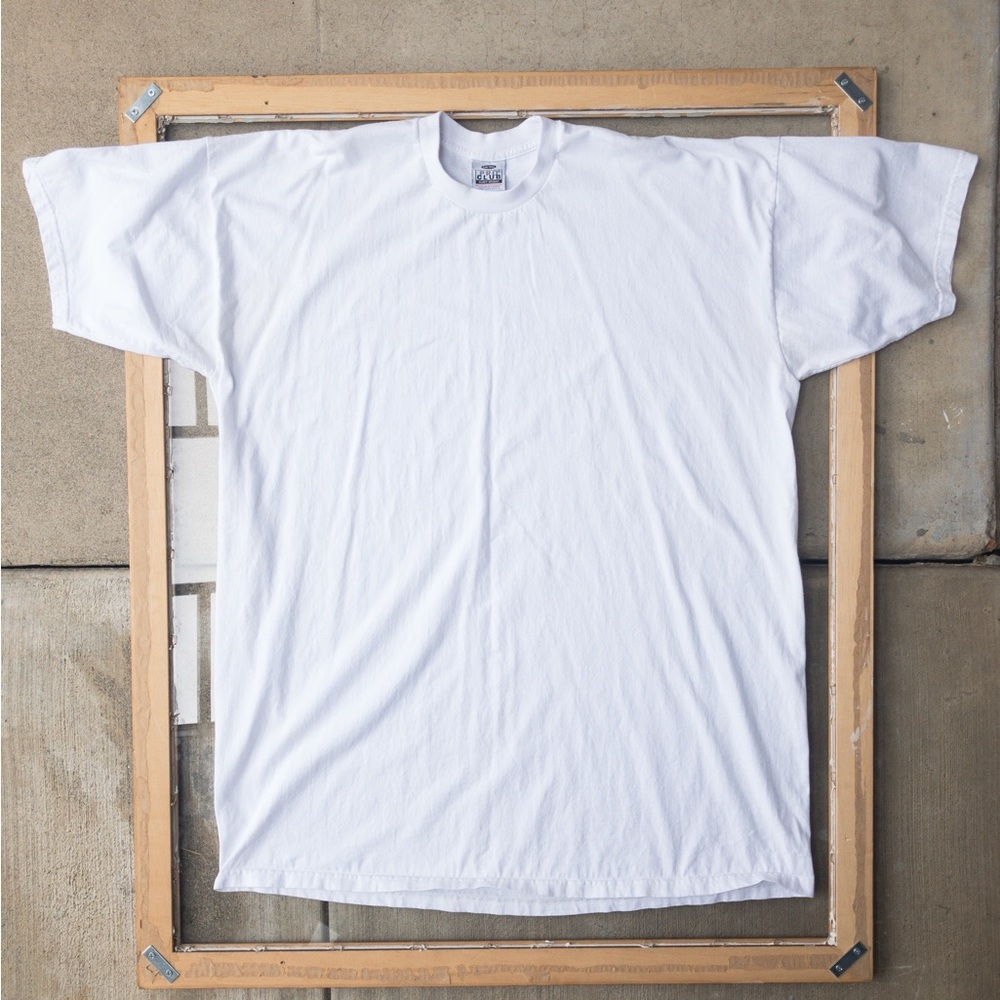 White Pro Club Heavyweight Crewneck T-Shirt 5XL